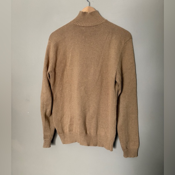 vintage Ralph Lauren POLO 1/4 zip sweater sz S EUC 100% cotton preppy Old Money - Picture 3 of 15